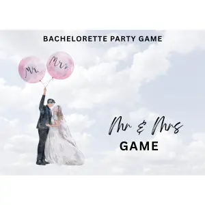Bachelorette Party Games - Mr & Mrs
