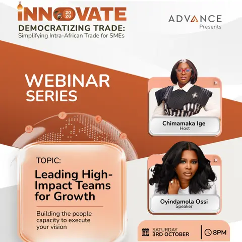 ROAD TO INNOVATE WEBINAR SERIES 2 - Leading High Impact Teams For Growth Replay
