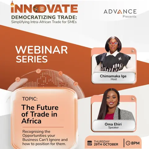 ROAD TO INNOVATE WEBINAR SERIES 4 -The Future Of Trade in Africa