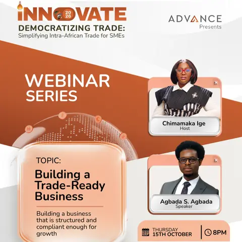 ROAD TO INNOVATE WEBINAR SERIES 3 - Building a Trade-Ready Business Replay