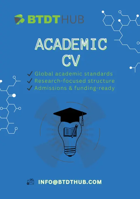 Academic CV/Resume (for Professionals with 6 - 10 Years of Experience)