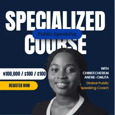 Specialized Public Speaking Coaching (One-on-One)