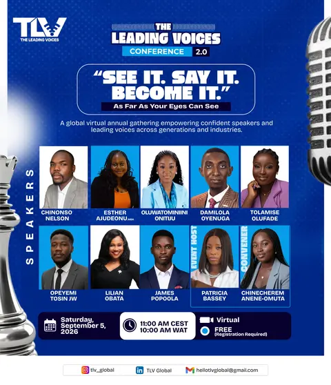 The Leading Voices (TLV) Conference 2.0 | See It. Say It. Become It.