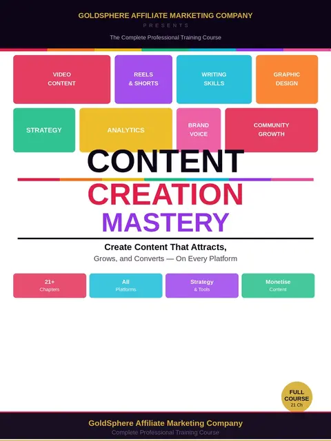 CONTENT CREATION MASTERY