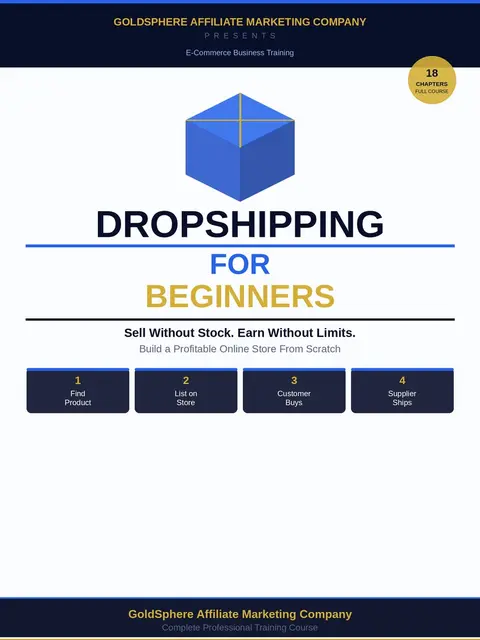 DROPSHIPPING FOR BEGINNERS
