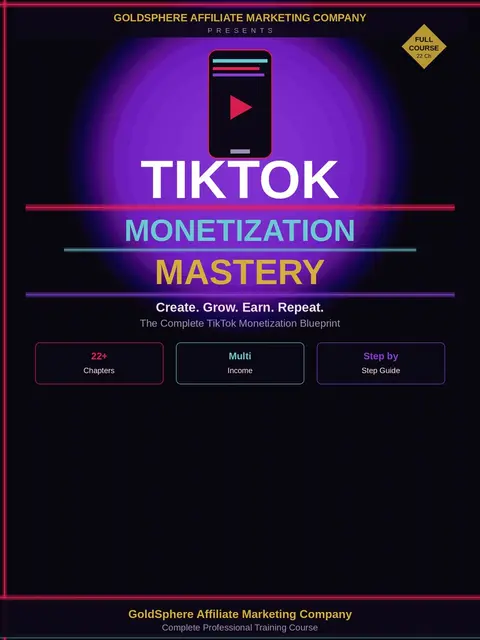 TIKTOK MONETIZATION MASTERY
