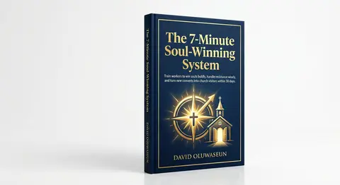 The 7-Minute Soul-Winning System :A practical, Bible-based evangelism guide that helps church workers speak boldly, win souls clearly, and turn everyday conversations into salvation and church visitation commitments.