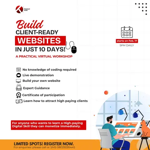 Build Client-Ready Websites in 10 Days (Practical Workshop)