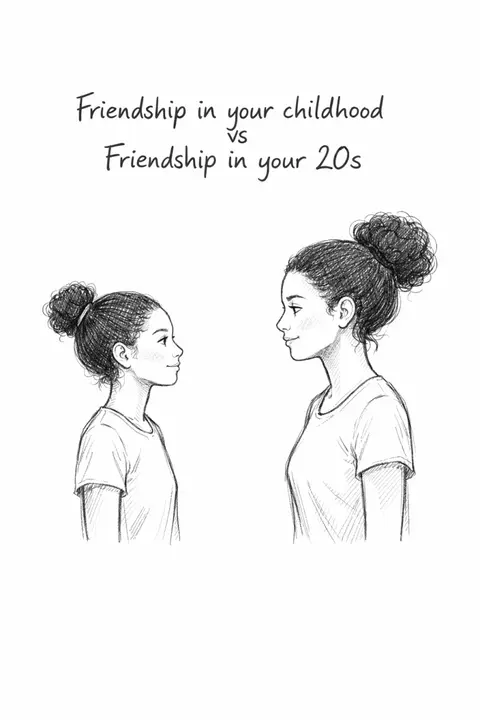Friendship in your childhood vs Friendship in your 20s