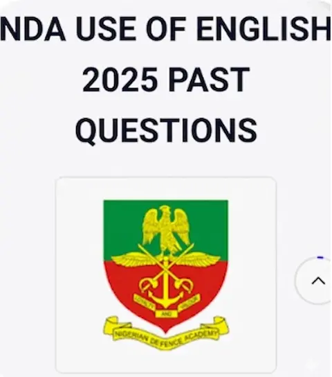 NDA 2025 ENGLISH PAST QUESTION AND ANSWER