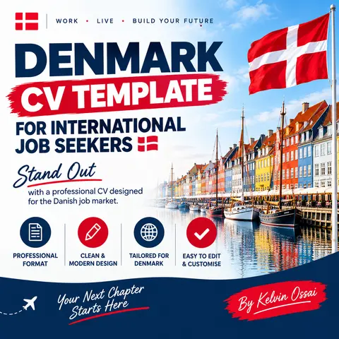 Denmark CV Template for International Job Seekers