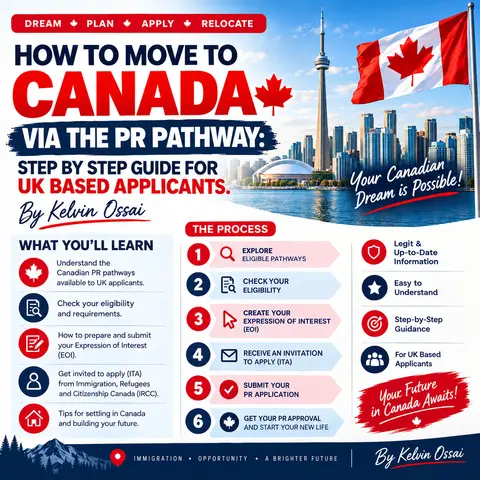 How to Move to Canada via the PR Pathway: Step by Step Guide for UK Based Applicants