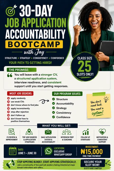 30-Day Job Application Accountability Bootcamp with Jay