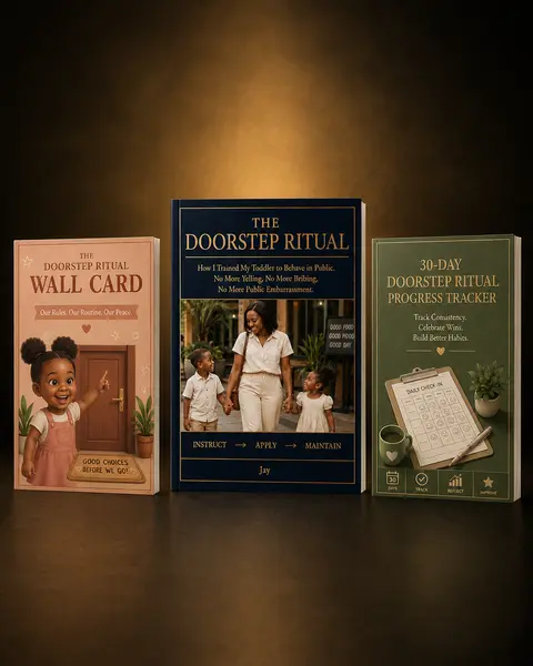 The Doorstep Ritual Bundle: Guide + Wall Card + 30-Day Progress Tracker