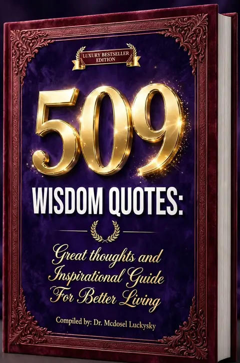 509 Wisdom Quotes: Great Thoughts and Inspirational Guide for Better Living