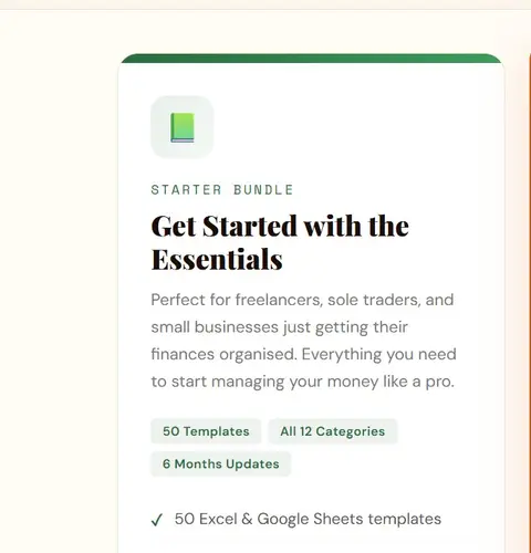 SpreadsheetsKE Starter Bundle — All 14 Excel Templates