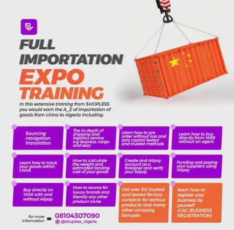 Full china 🇨🇳 importation training