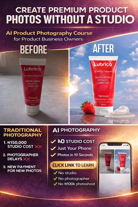 STUDIO PREMIUM AI PRODUCT PHOTOGRAPHY