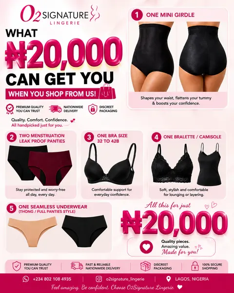 ₦20,000 Women's Underwear Package | Ladies' Panties & Lingerie Bundle