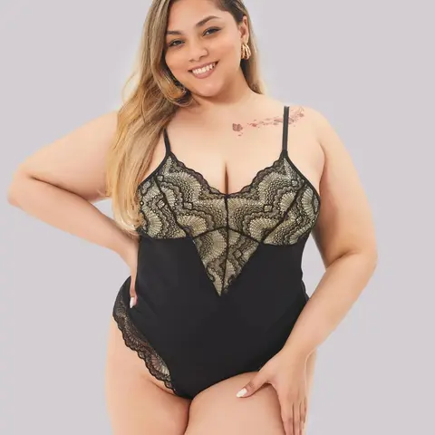 LACE SEXY QUALITY WOMEN CLASSIC BODYSUIT