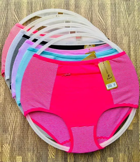 SEXY FRONT VIEW WITH ZIP COTTON UNDERWEAR WOMEN PANTIES
