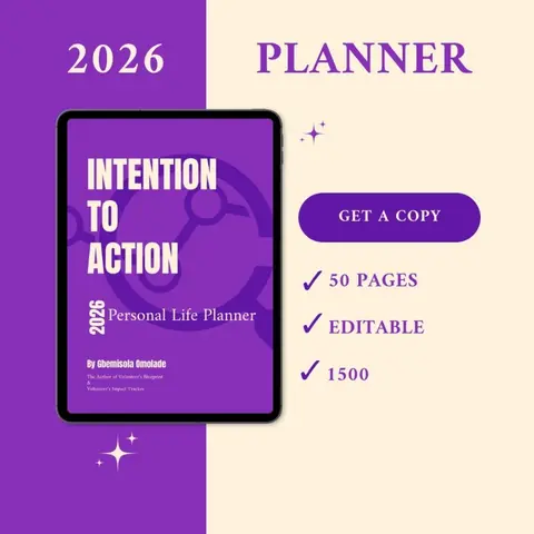 Intention to Action: The 2026 Personal Life Planner