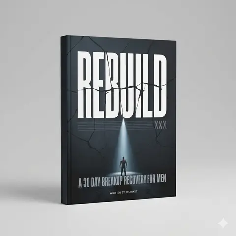 Breakup Recovery Journal for Men | 30 Day Guided Healing Journal | Divorce Journal Men | Self Improvement