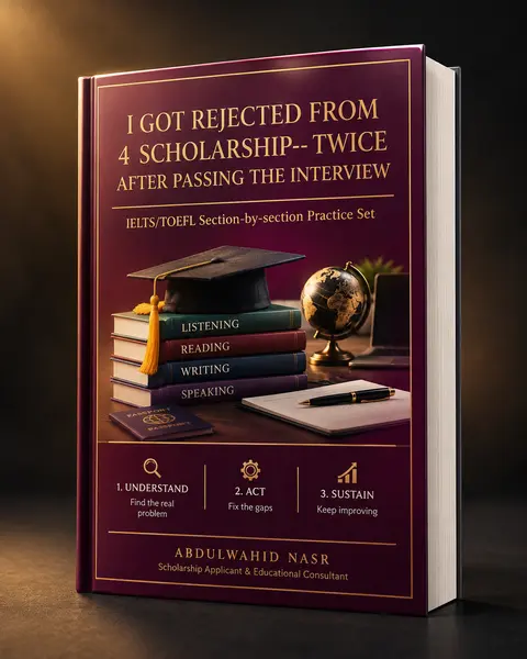 Four Rejections Later, I Figured It Out The Scholarship & IELTS Guide Built From Real Failure, Not Theory