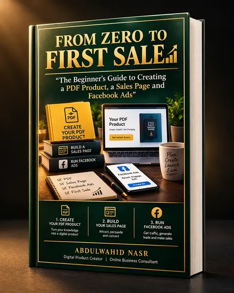 From Zero to First Sale: The Beginner's Guide to Creating a PDF Product, a Sales Page and Facebook Ads