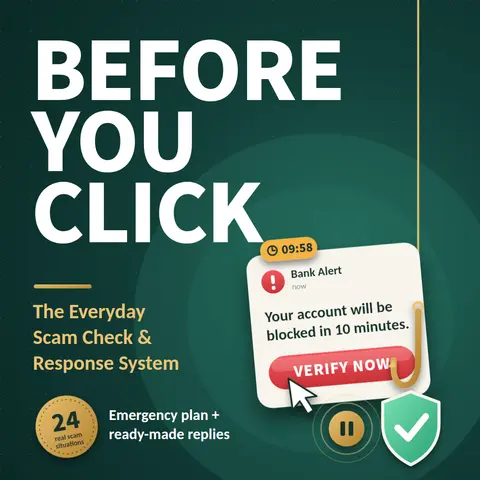 BEFORE YOU CLICK: The Everyday Scam Check & Response System