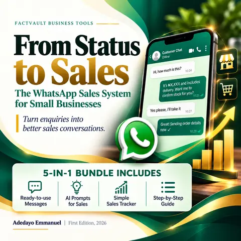 From Status to Sales: The WhatsApp Sales System for Small Businesses