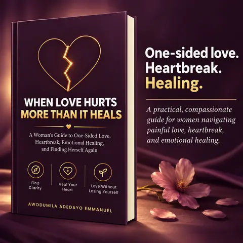 When Love Hurts More Than It Heals: A Woman's Guide to One-Sided Love, Heartbreak, Emotional Healing, and Finding Herself Again