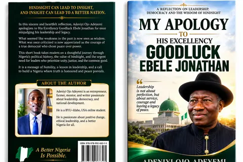 My Apology to his Excellency Goodluck Ebele Jonathan