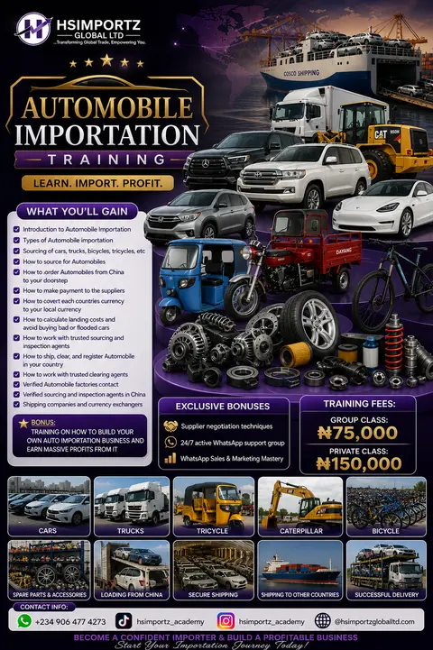 AUTOMOBILE IMPORTATION MASTER CLASS