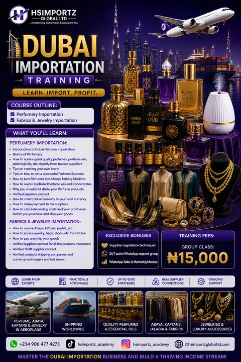 DUBAI IMPORTATION TRAINING
