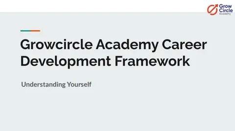 Growcircle Academy Career Development Framework