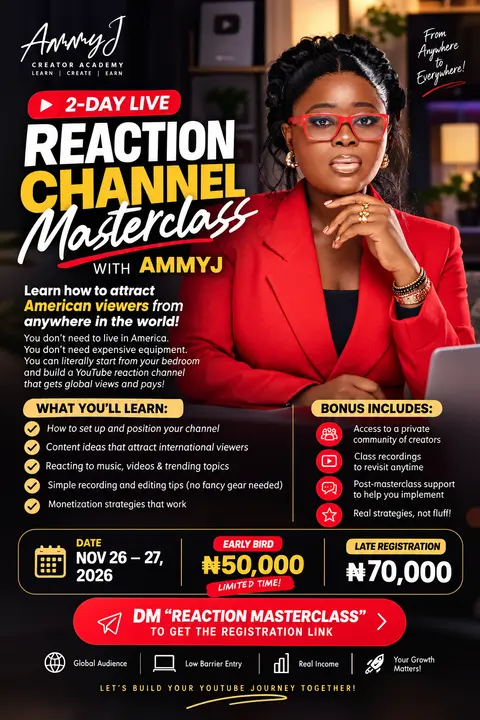 Reaction Channel Masterclass with AmmyJ