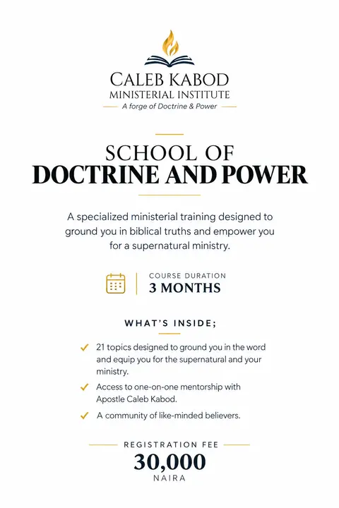 SCHOOL OF DOCTRINE AND POWER