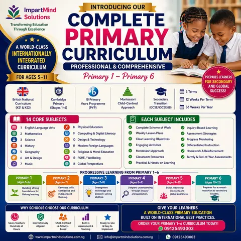 Complete Curriculum for Primary School