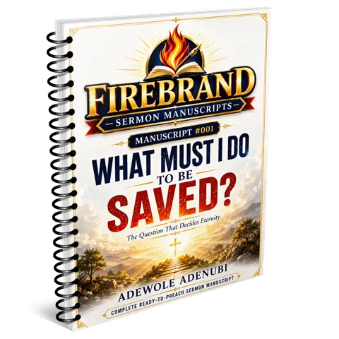WHAT MUST I DO TO BE SAVED? — Complete Ready-to-Preach Sermon Manuscript