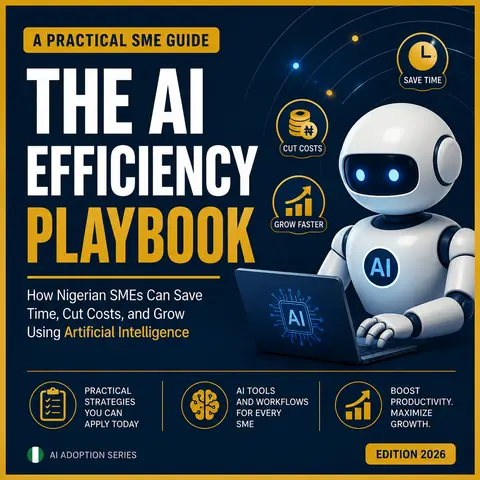 The AI Efficiency Playbook How Nigerian Business owners Can Save Time, Cut Costs, and Grow Faster with AI (2026 Edition)
