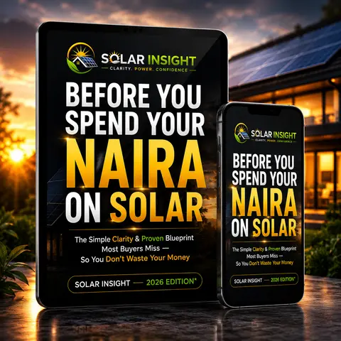 Before You Spend Your Naira On Solar – Complete Bundle