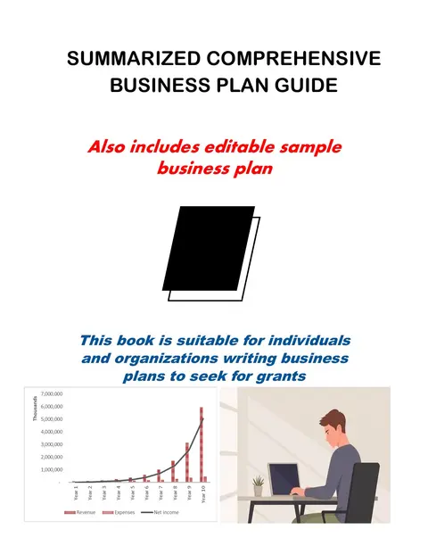 Summarised Comprehensive Guide for grant award-winning Business Plan