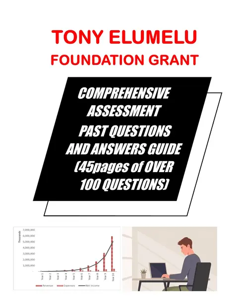 TONY ELUMELU FOUNDATION GRANT COMPREHENSIVE ASSESSMENT QUESTIONS AND ANSWERS