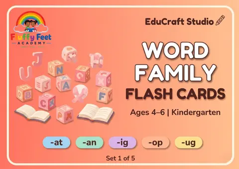 Fluffy Feet Word Family