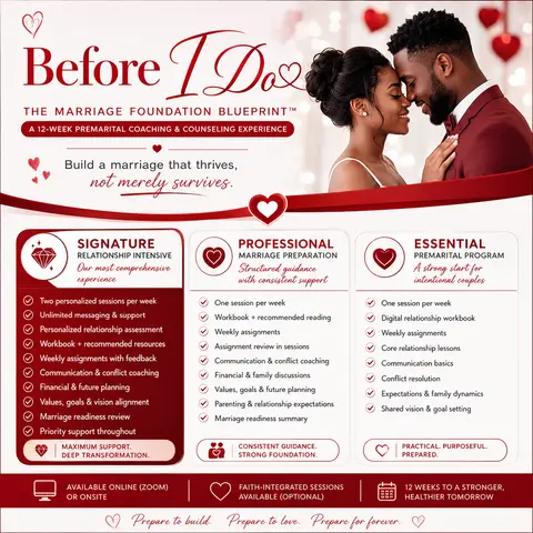 Before "I Do" The Marriage Foundation Blueprint