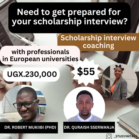 Scholarship interview coaching
