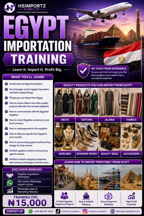 EGYPT IMPORTATION