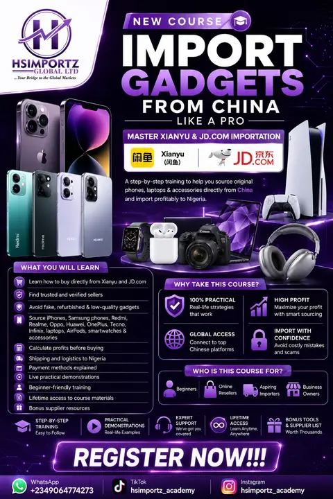 XIANYU & JD.COM GADGET IMPORTATION MASTERCLASS