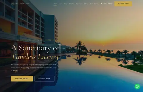 Bella Luxury Hotel — Premium Hotel & Resort PHP Template (International/RTL Ready)
